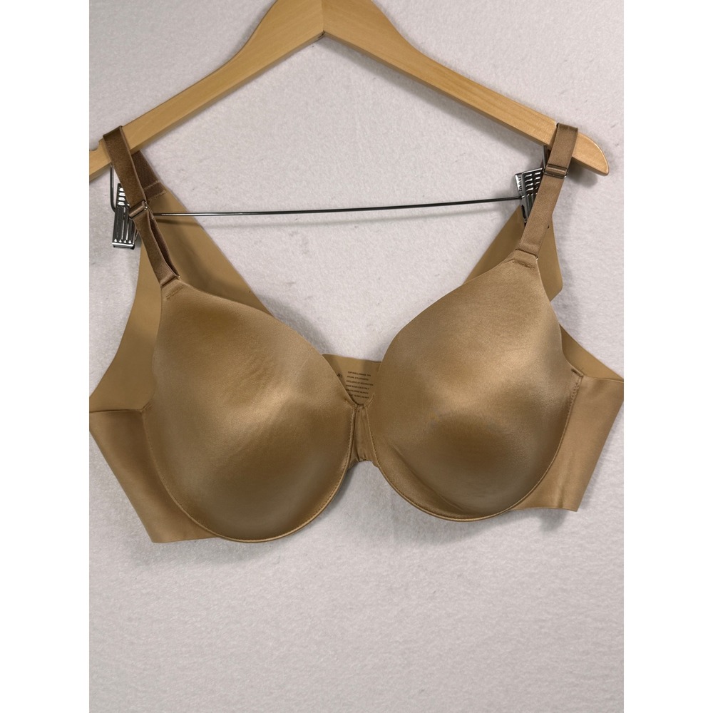 Soma Vanishing Back Full Coverage Bra Women 42C Tan Underwire 012401
